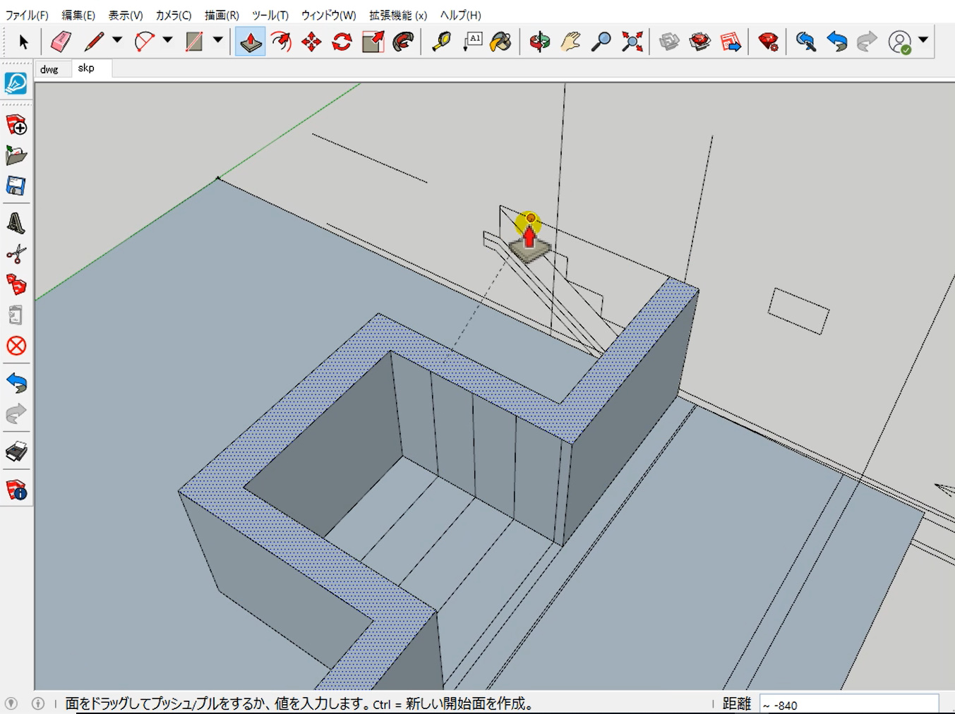 Sketchup 2dデータを取り込んで階段を描く方法 千葉スケッチアップ 講習